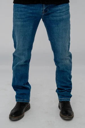 Pantalon skinny bleu simple